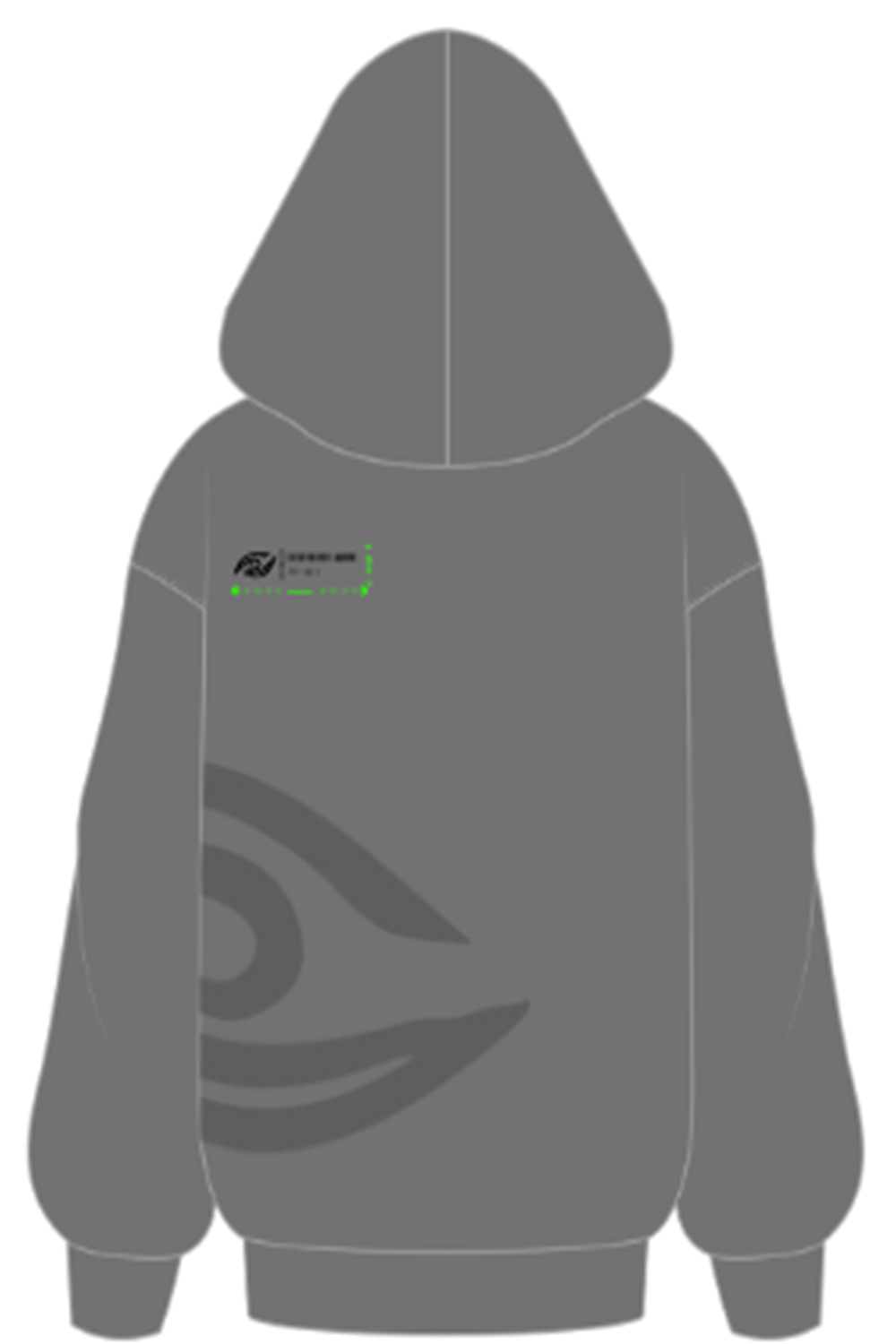 OVERSIZED PRINT HOODIE