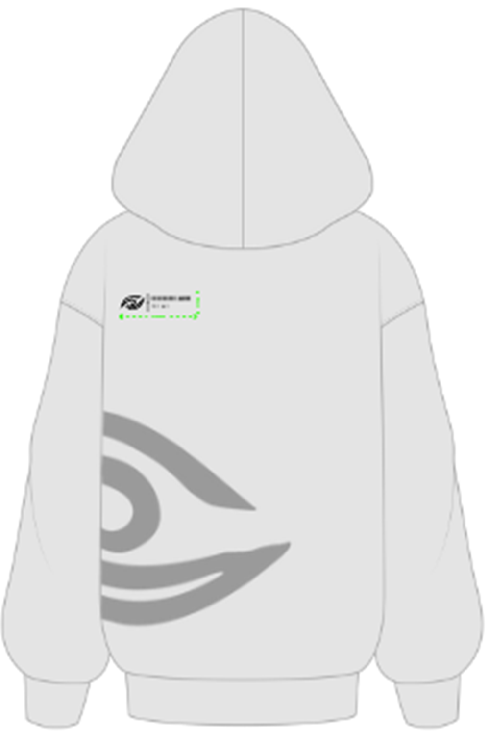 OVERSIZED PRINT HOODIE